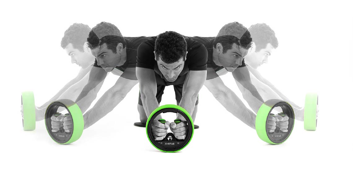 Man exercising using the Circit product
